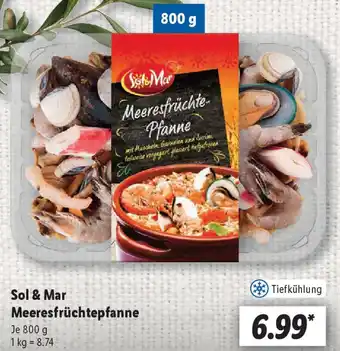 Lidl Sol & Mar Meeresfrüchtepfanne 800 g Angebot