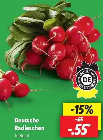 Lidl Deutsche Radieschen Angebot
