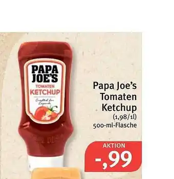 Feneberg Papa Joe's Tomaten Ketchup 500ml Angebot