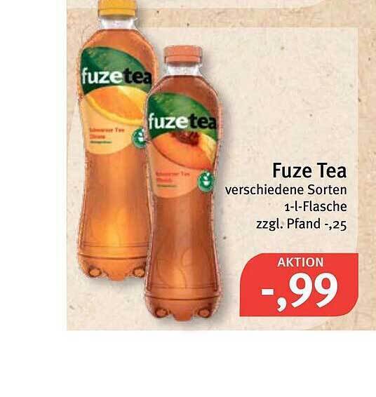 Fuze Tea 1L Angebot bei Feneberg Fuze Tea 1L Angebot bei Feneberg