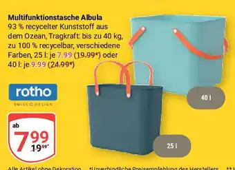 Globus rotho Multifunktionstasche Albula Angebot