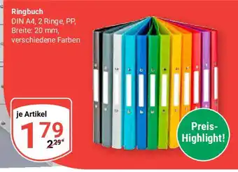 Globus Ringbuch Angebot