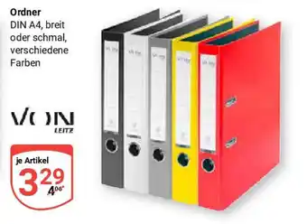 Globus LEITZ Ordner Angebot