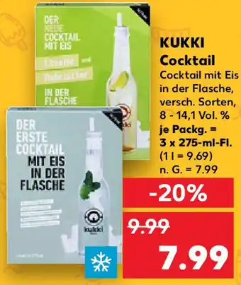 Kaufland KUKKI Cocktail 3 x 275 ml-FI. Angebot