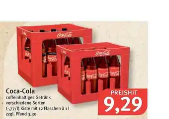 Feneberg Coca-cola 12 x 1L Angebot