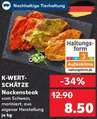 Kaufland K-WERTSCHÄTZE Nackensteak Angebot