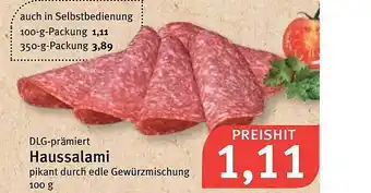 Feneberg Dlg Prämiert Haussalami 100g Angebot