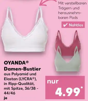 Kaufland OYANDA Damen-Bustier Angebot