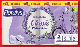 Lidl Floralys Küchentücher XXL 8 Rollen Angebot