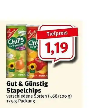 Feneberg Gut & Günstig Stapelchips 175g Angebot