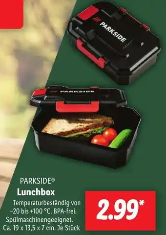 Lidl PARKSIDE Lunchbox Angebot