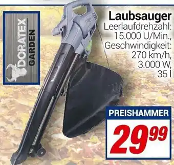 CENTERSHOP Laubsauger Angebot