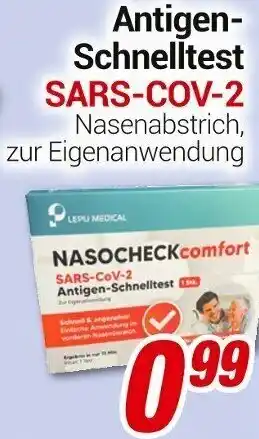 CENTERSHOP Antigen-Schnelltest SARS-COV-2 Angebot