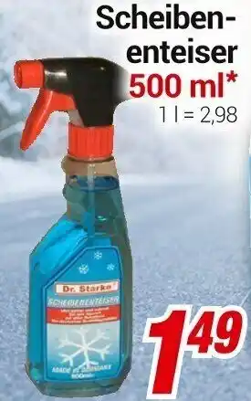 CENTERSHOP Scheiben-enteiser 500 ml 1 l = 2.98 Angebot