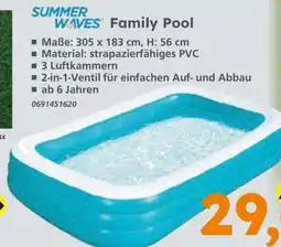 Globus Baumarkt SUMMER WAVES Family Pool Angebot