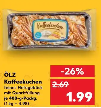 Kaufland ÖLZ Kaffeekuchen 400-g-Packg. Angebot