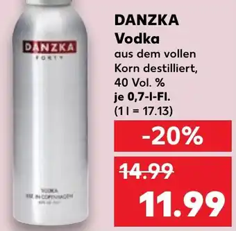 Kaufland DANZKA Vodka 0,7-l-Fl. Angebot