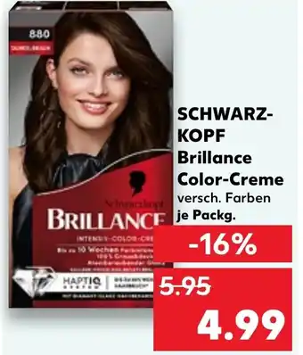 Kaufland SCHWARZ- KOPF Brillance Color-Creme Angebot
