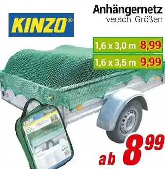 CENTERSHOP Kinzo Anhängernetz Angebot