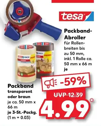Kaufland tesa Packband- Abroller Angebot