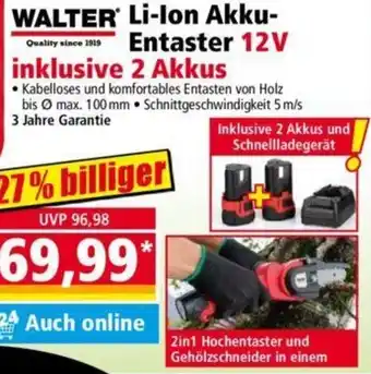 Norma WALTER Li-Ion Akku- Entaster 12V Angebot