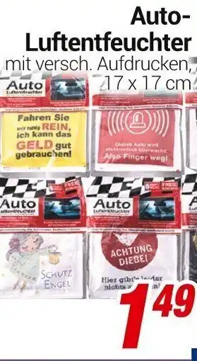 CENTERSHOP Auto-Luftentfeuchter 17 x 17 cm Angebot