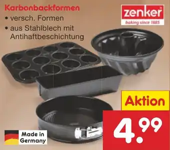 Netto Marken-Discount Zenker Karbonbackformen Angebot