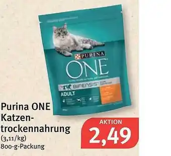 Feneberg Purina One Katzentrockennahrung 800g Angebot