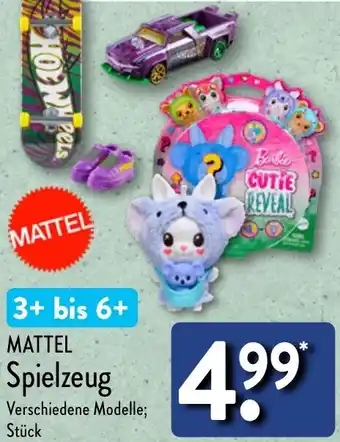 Aldi Nord MATTEL Spielzeug Angebot