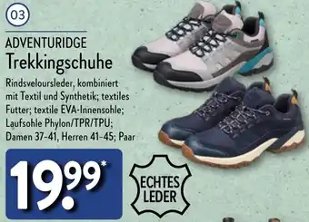 Aldi Nord ADVENTURIDGE Trekkingschuhe Angebot