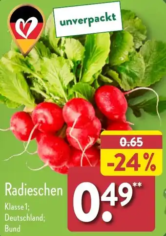 Aldi Nord Radieschen Angebot