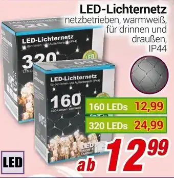 CENTERSHOP LED-Lichternetz 160 LEDs Angebot