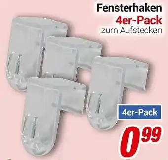 CENTERSHOP Fensterhaken 4er-Pack Angebot