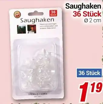 CENTERSHOP Saughaken 30 Stück Ø 2 cm Angebot