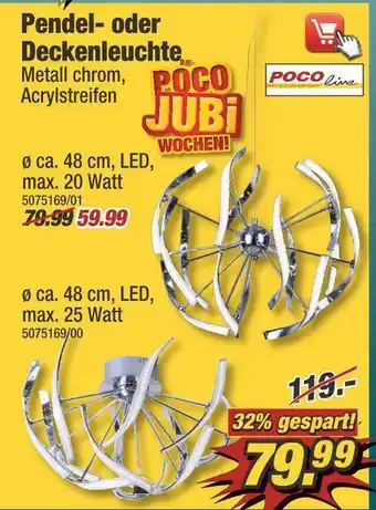 Poco Pendel- oder deckenleuchte Angebot