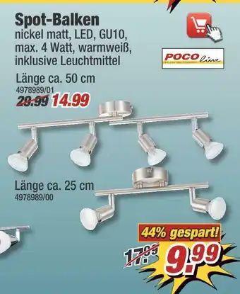 Poco Spot-balken Angebot