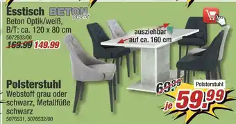 Poco Esstisch oder polsterstuhl Angebot