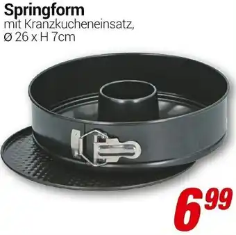 CENTERSHOP Springform Ø 26 x H 7 cm Angebot