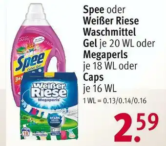 Rossmann Spee oder weißer riese waschmittel Angebot