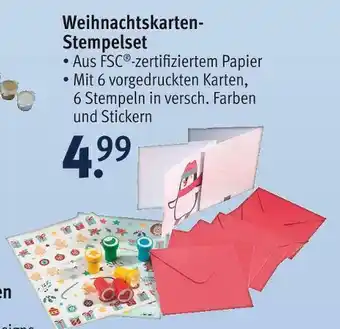 Rossmann Weihnachtskarten-stempelset Angebot