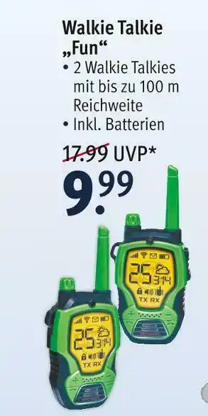 Rossmann Walkie talkies spielzeug Angebot