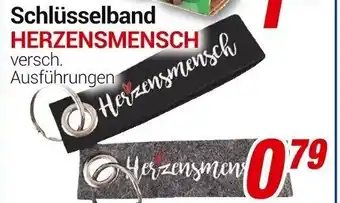 CENTERSHOP Schlüsselband Herzensmensch Angebot