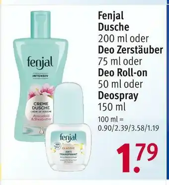 Rossmann Fenjal hautpflege Angebot