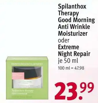 Rossmann Spilanthox hautcreme Angebot