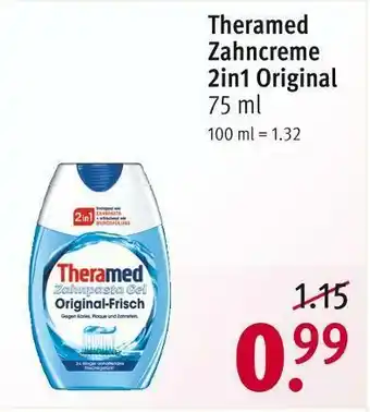 Rossmann Theramed zahncreme Angebot