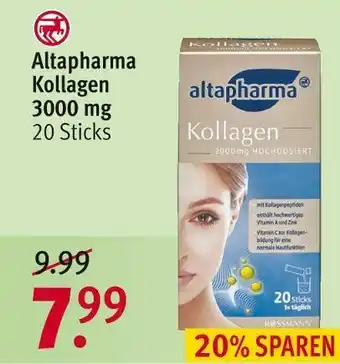 Rossmann Altapharma kollagen Angebot