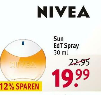 Rossmann Nivea sun edt spray Angebot