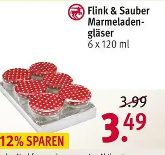 Rossmann Flink & sauber marmeladengläser Angebot