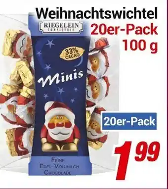 CENTERSHOP Weihnachtswichtel 20er-Pack 100 g Angebot