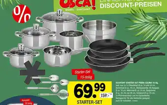 Osca Möbel Kochtopf starter-set prima cucina 15-tlg. Angebot